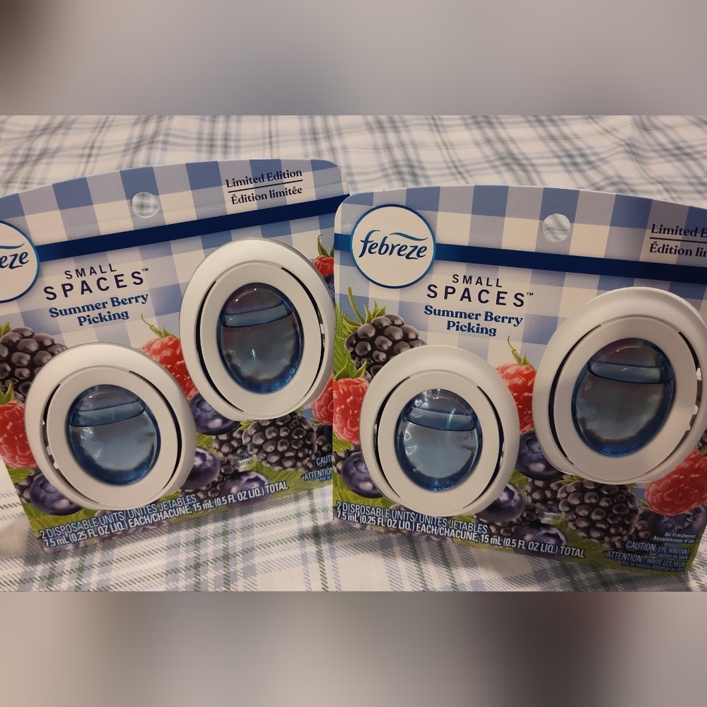 NEW! Febreze Small Spaces Freshners (2-2pks)